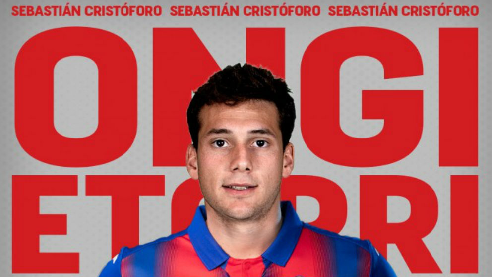 Sebastián Cristóforo, nuevo fichaje del Eibar. (Sociedad Deportiva Eibar)