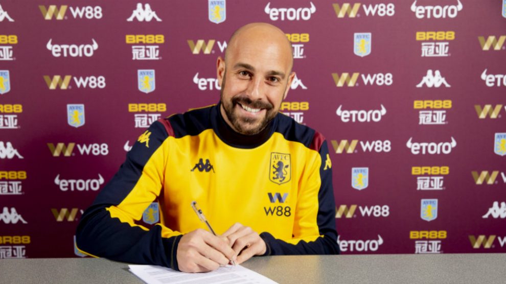 Pepe Reina ficha por el Aston Villa. (Aston Villa)