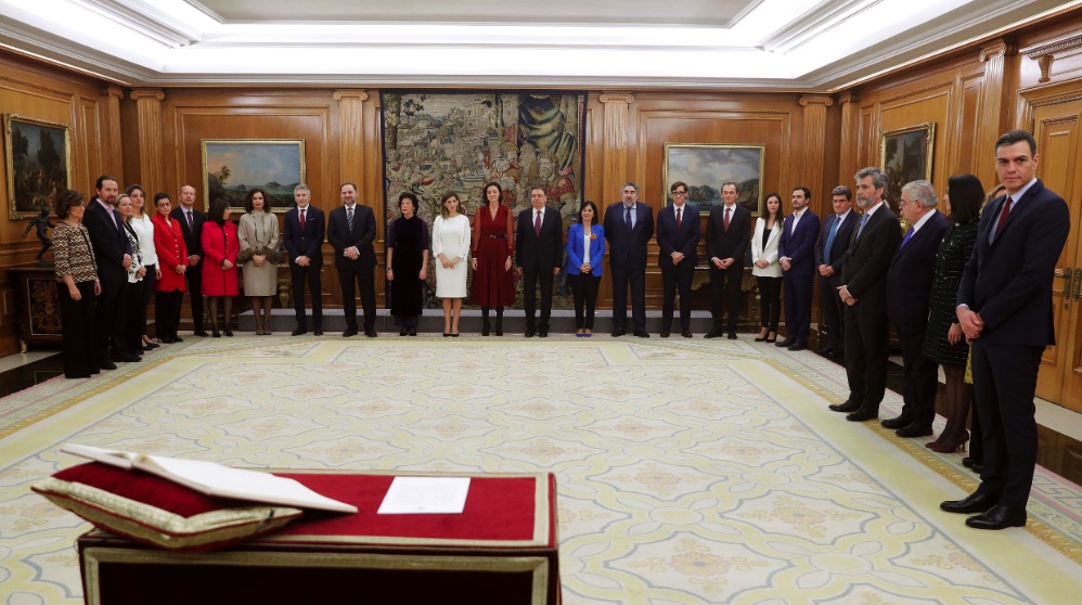 Toma de posesión del Gobierno de PSOE y Podemos. (Foto. EP)