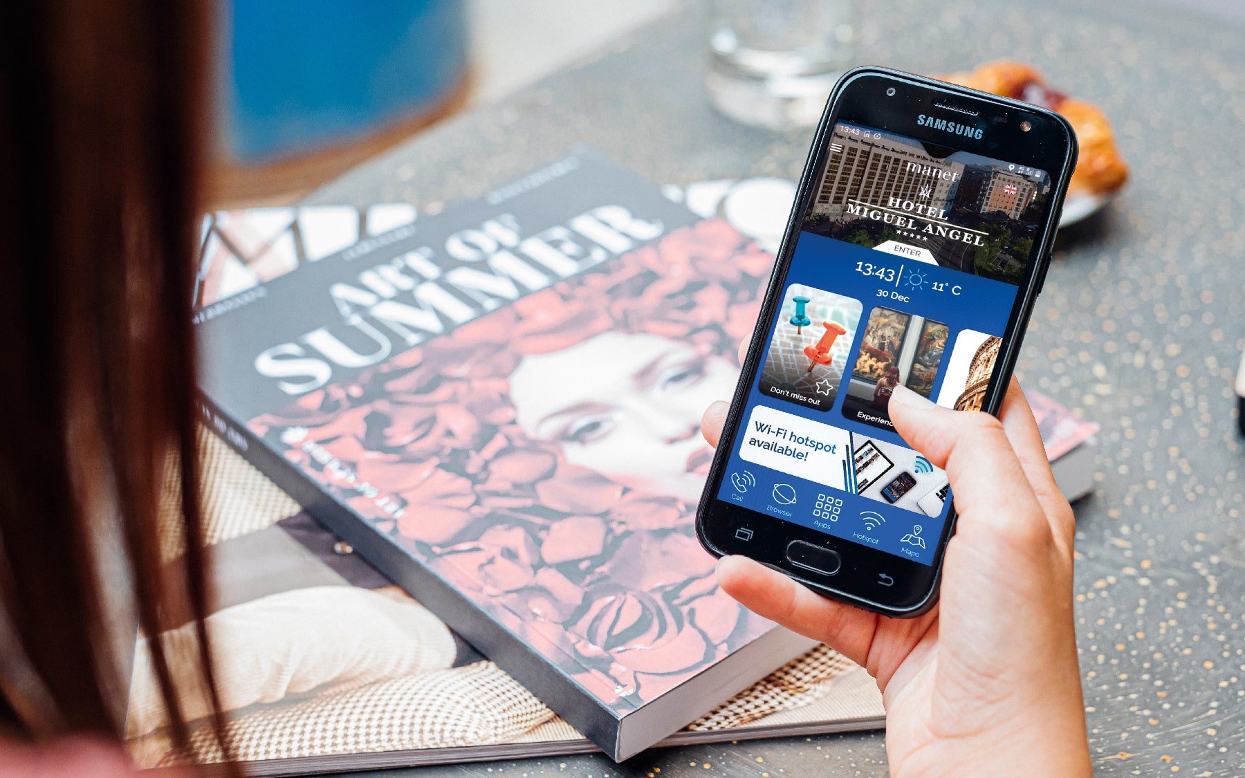 El Smartphone Manet llega al Hotel Miguel Angel