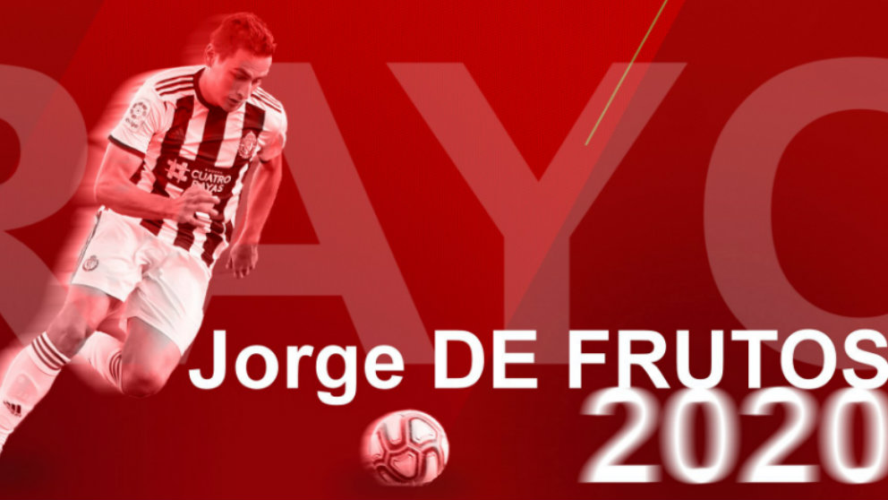Jorge de Frutos, nuevo jugador del Rayo. (Rayo Vallecano)
