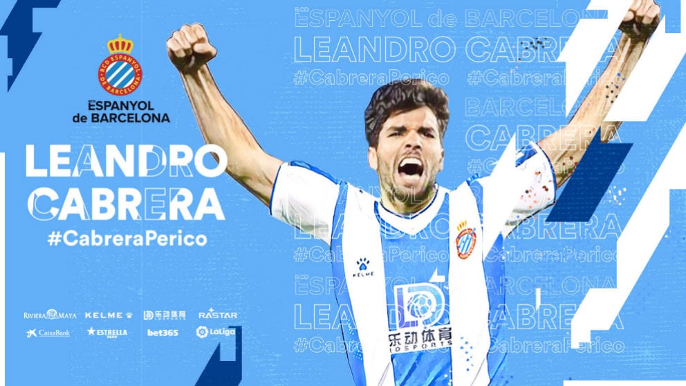 Leandro Cabrera, nuevo fichaje del Espanyol. (@RCDEpanyol)