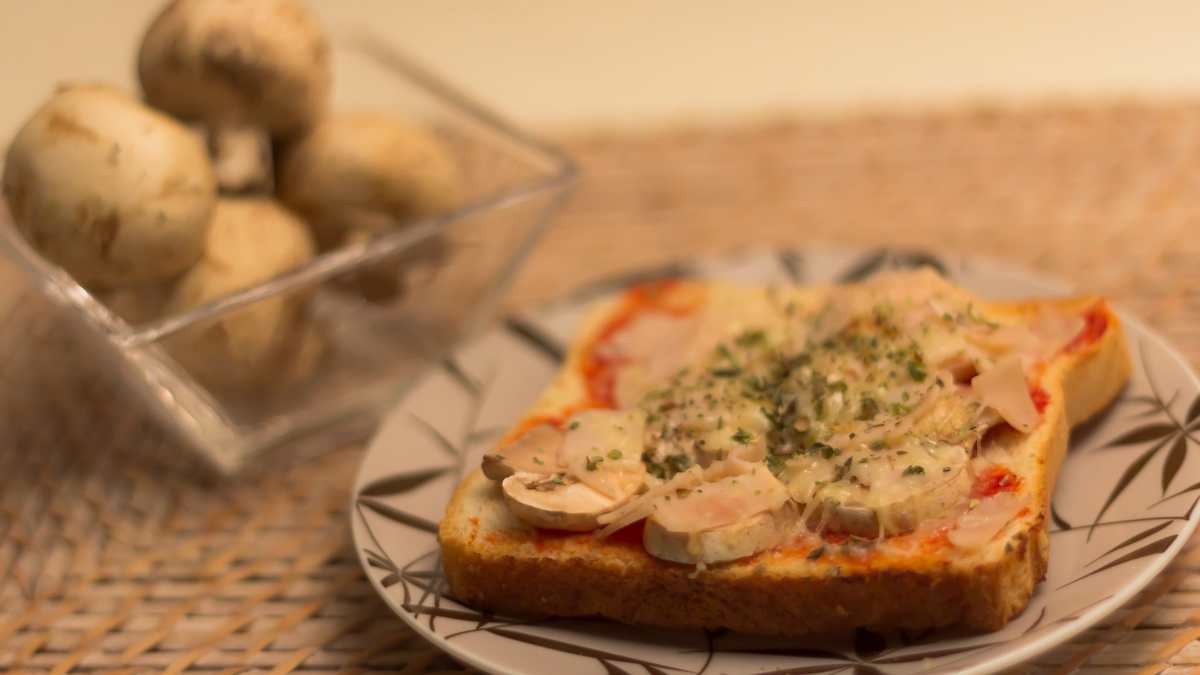 Receta paninis de champiñones