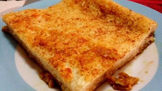 Budín sencillo al caramelo