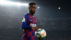 Ansu Fati con el Barcelona