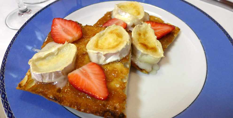 Receta de Galletas de queso de cabra y fresas