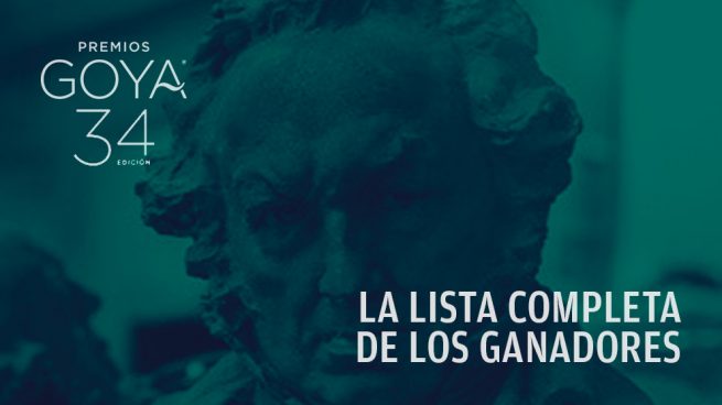 Lista completa de los ganadores de los Premios Goya 2020