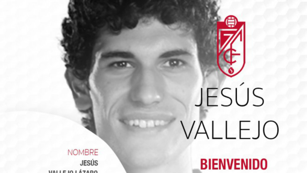 Jesús Vallejo, nuevo jugador del Granada. (Granada Club de Fútbol)