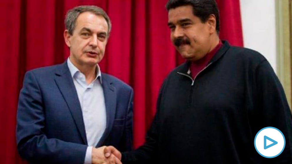José Luis Rodríguez Zapatero junto a Nicolás Maduro