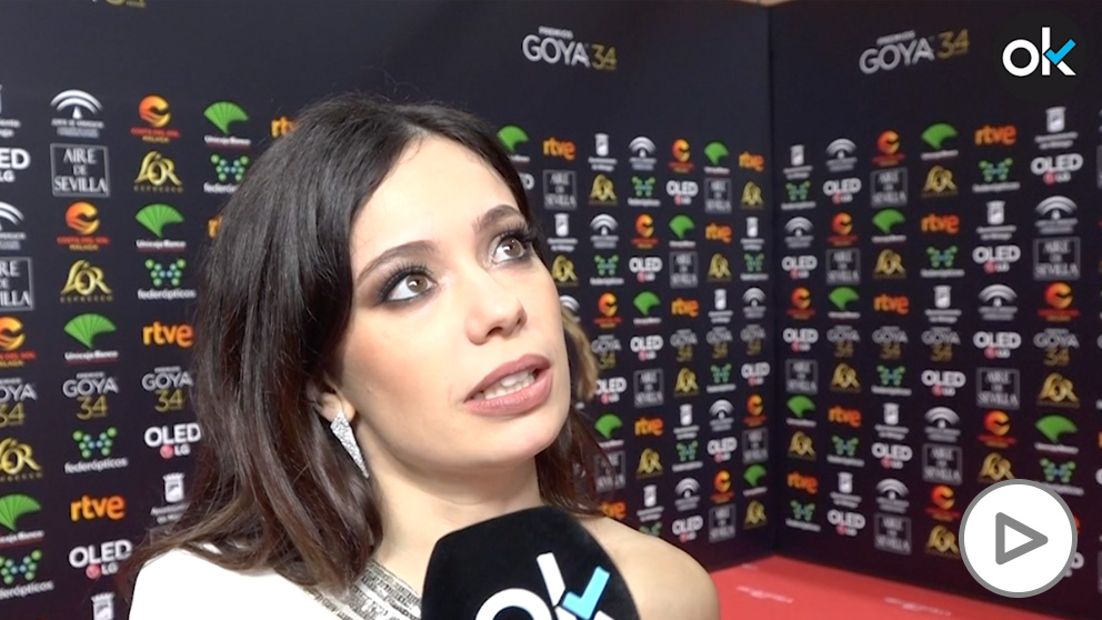 Anna Castillo en la alfombra roja de los Premios Goya