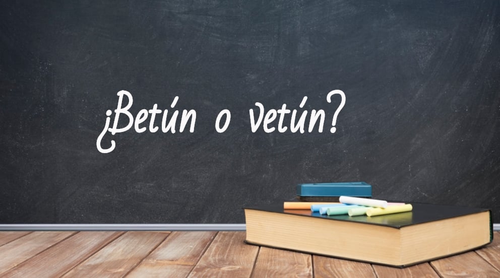 Se escribe betún o vetún