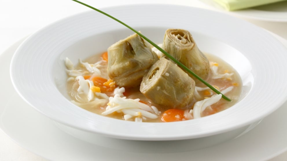 Receta de alcachofas con romesco