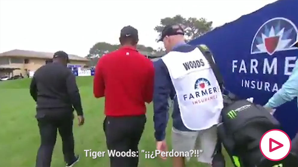 Tiger Woods, al enterarse de la muerte de Kobe Bryant.