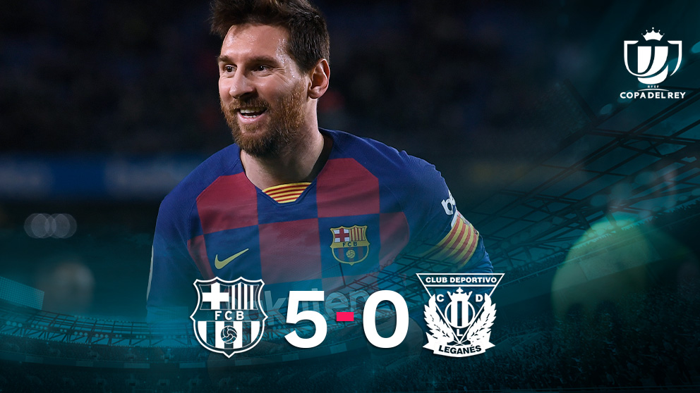 Leo Messi lideró el triunfo del Barça.