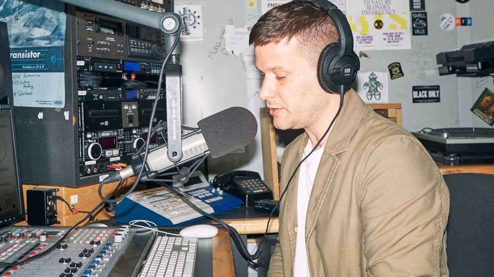 Tim Sweeney, director y presentador de ‘Beats in Sapce’, un reputado programa radiofónico con 20 años de vida.