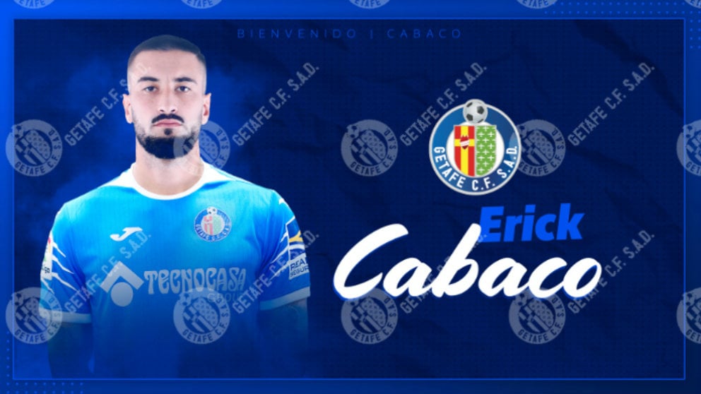 Erick Cabaco, nuevo fichaje del Getafe. (Getafe Club de Fútbol)