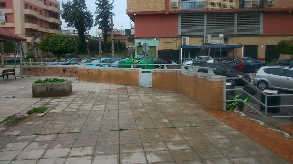 Lugar donde se ha encontrado el cadáver de una mujer en San juan de Aznalfarache. (Ep)