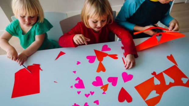 celebrar san valentín con los niños