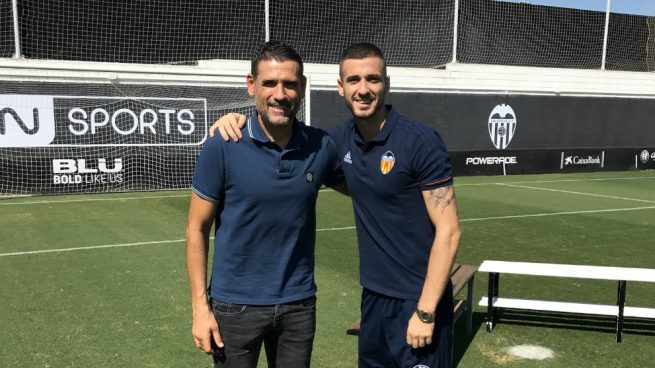 Andrés Palop con Jaume Doménech