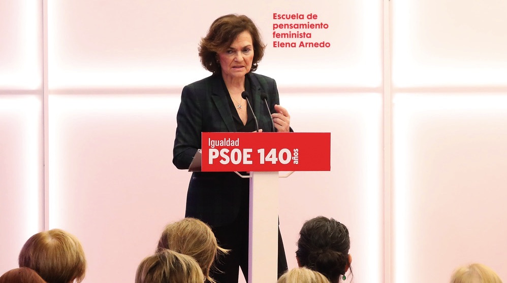 Carmen Calvo. (Foto. PSOE)