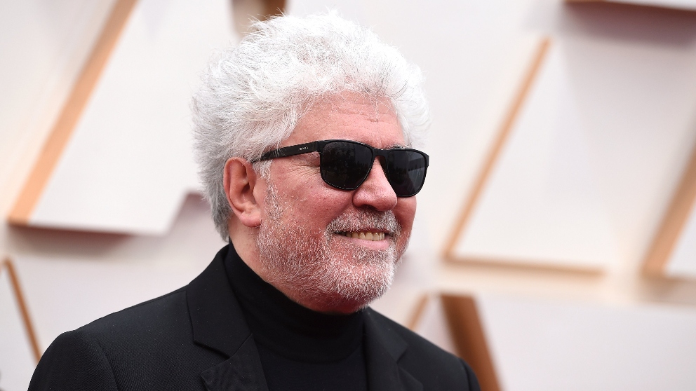 Almodóvar en su llegada a los Premios Oscar