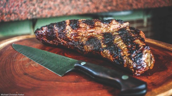 Churrasco argentino con salsa alioli