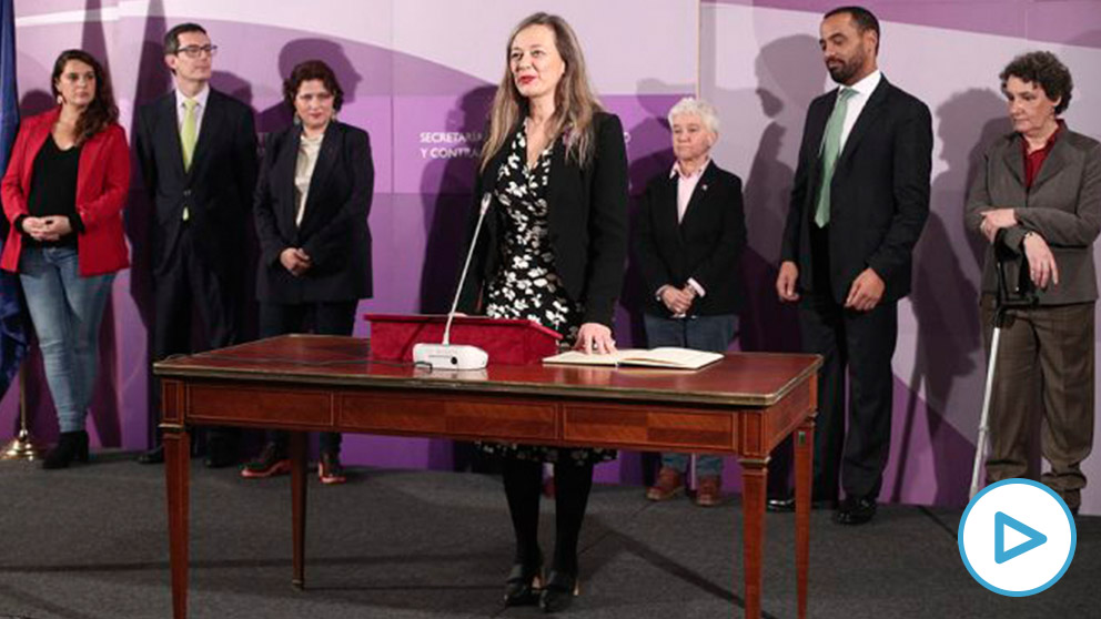 Victoria Rossell jura el cargo como delegada del Gobierno contra la Violencia de Género el pasado 31 de enero