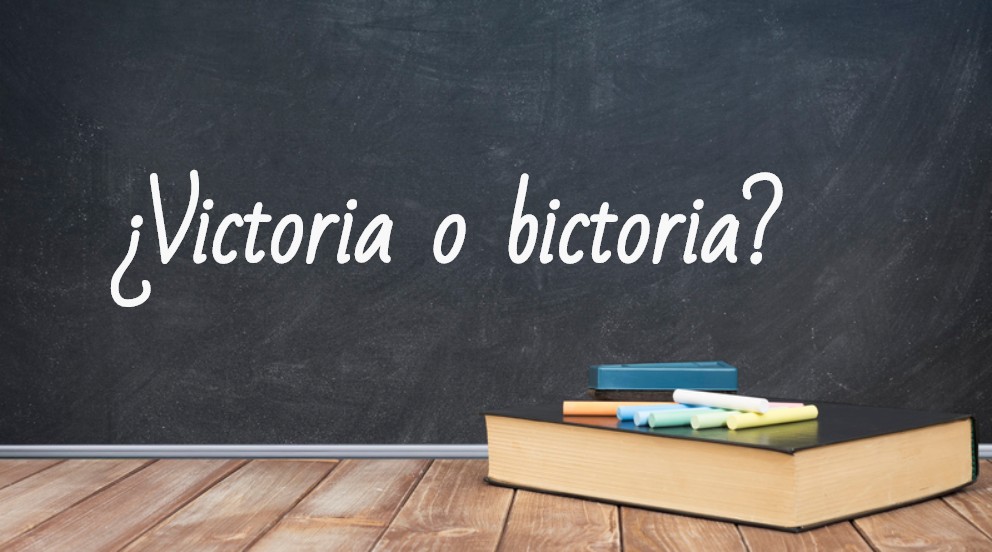 Se escribe victoria o bictoria