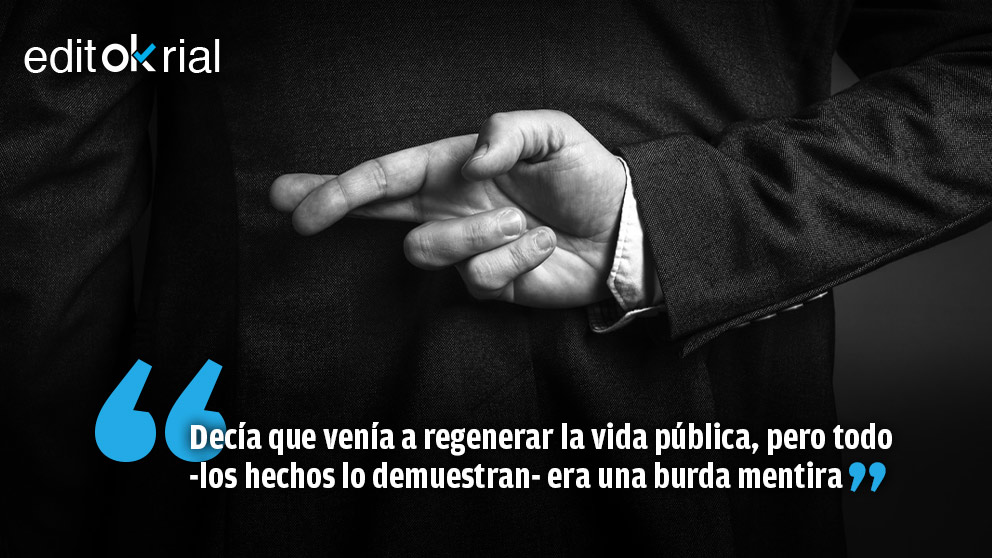 La regeneración de la vida pública era mentira