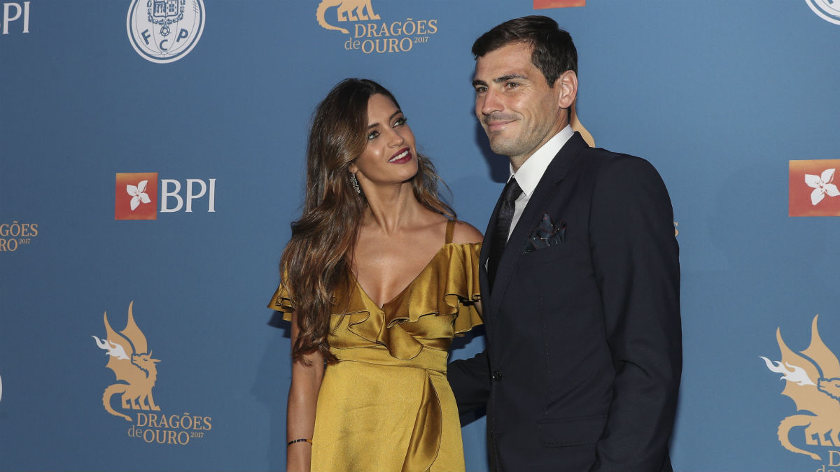 Iker Casillas y Sara Carbonero en la Gala Dragoes de Ouro del Oporto (Getty)