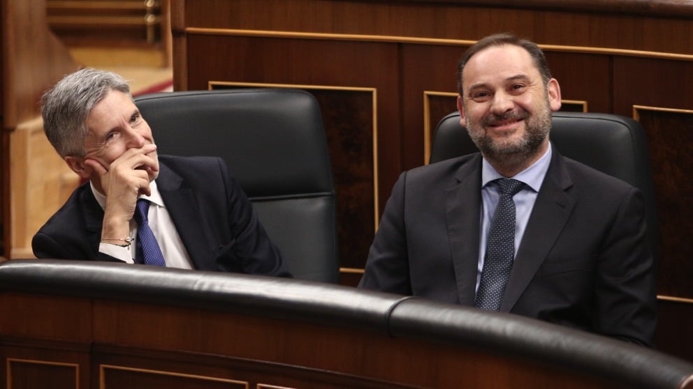 Los ministros José Luis Ábalos y Fernando Grande Marlaska. Foto: EP