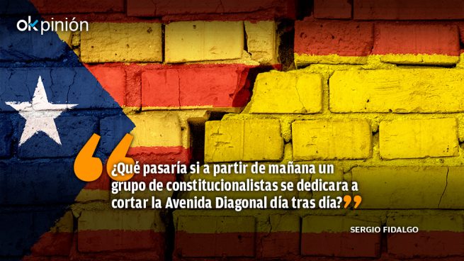 Guillotinas y violencia: así ‘dialoga’ el separatismo