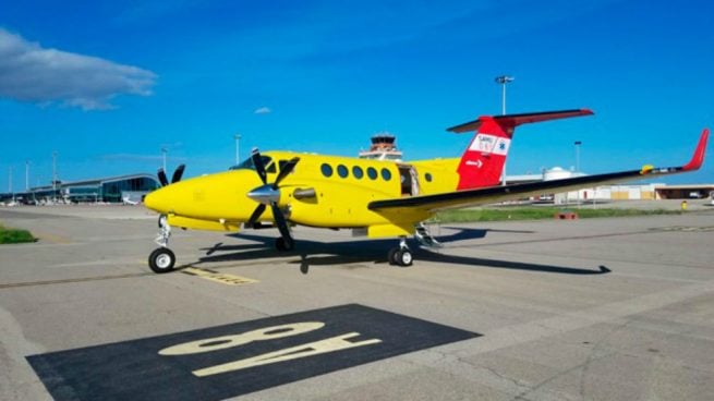 avión ambulancia