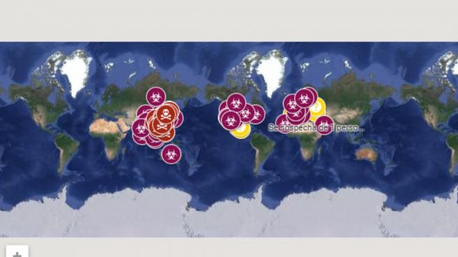 Google Maps marca los lugares afectados por el coronavirus