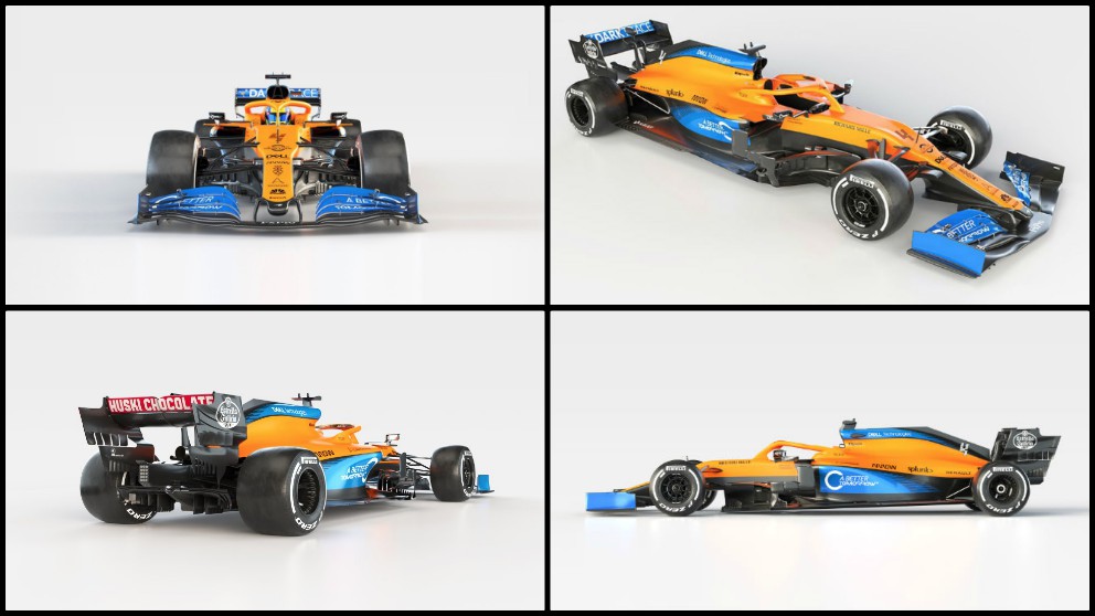 Así es el nuevo McLaren MCL35 que pilotará Carlos Sainz esta temporada. (McLaren)