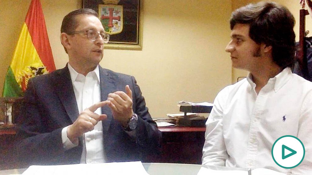 El senador boliviano Óscar Ortiz durante la entrevista con OKDIARIO.