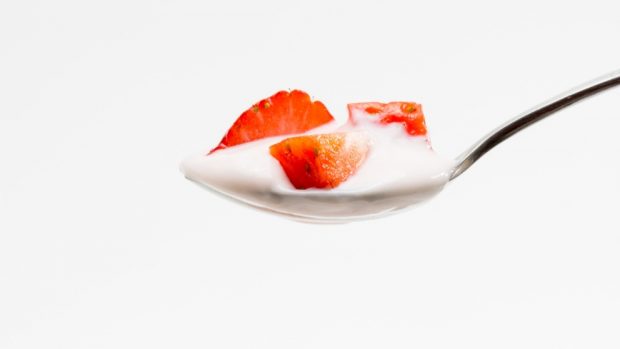 Receta de Yogurt líquido de frutas casero