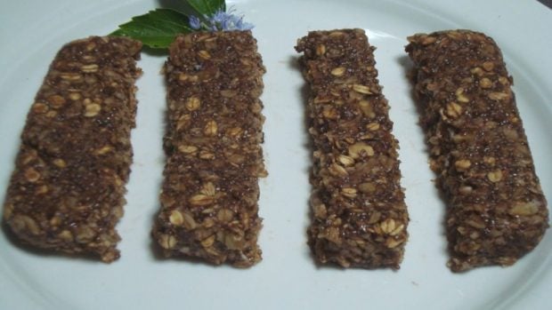 Barritas energéticas con fruta