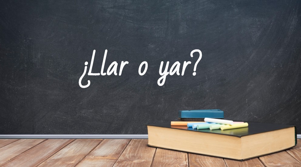 Se escribe llar o yar