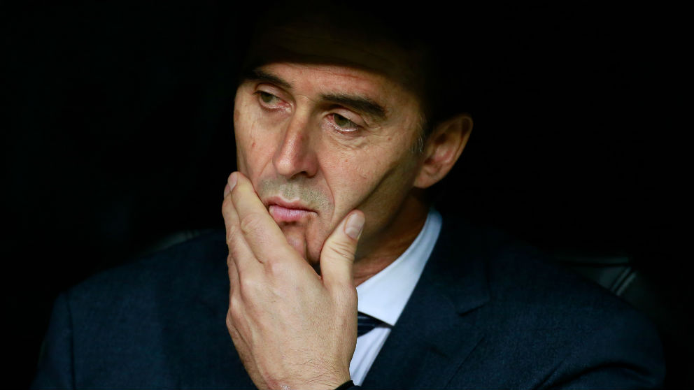 Lopetegui, en el banquillo. (Getty)