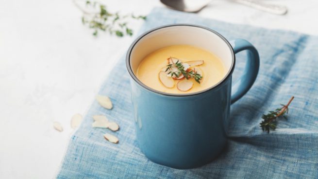 Receta de pudin blanco de almendras