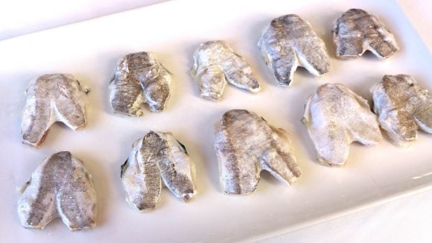 Guiso de cocochas de bacalao