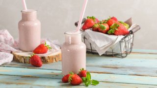 Receta de batido de fresas