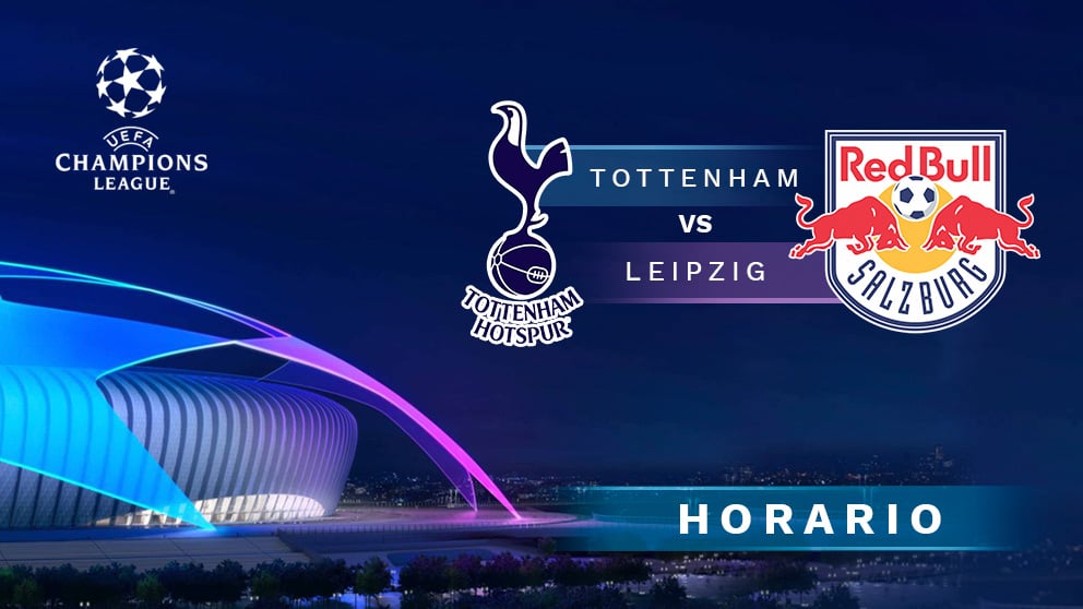 Champions League 2019-2020: Tottenham – Leipzig | Horario del partido de fútbol de Champions League.