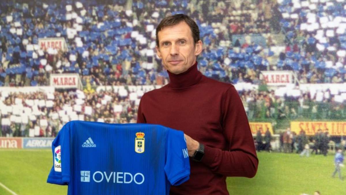 José Ángel Ziganda, nuevo entrenador del Oviedo. (Real Oviedo)