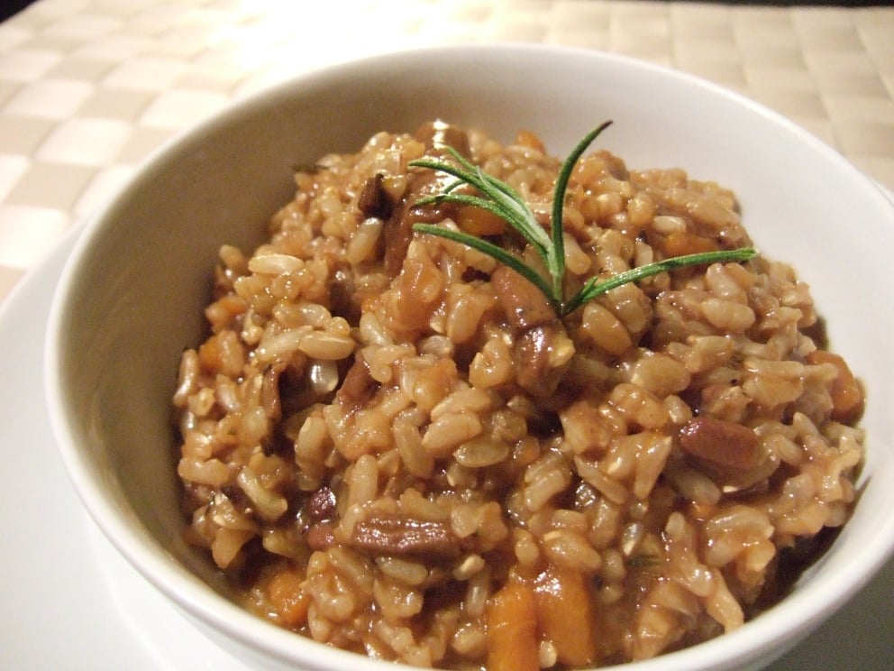 Receta de risotto de boletus