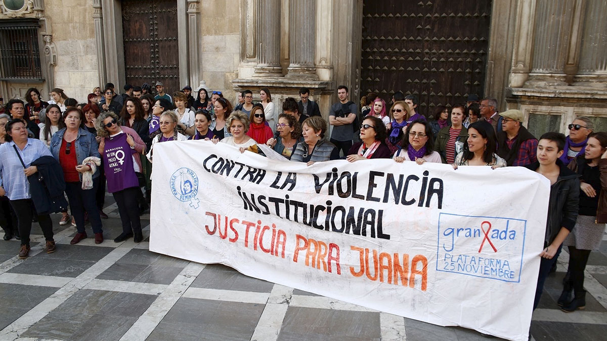 Una de las manifestaciones en apoyo de Juana Rivas (Ep)
