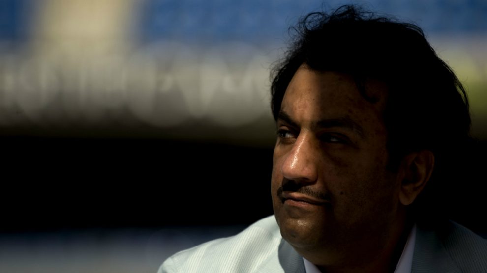 Al-Thani, máximo accionista del Málaga (AFP).