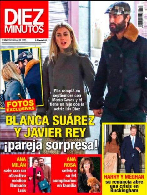 Blanca Suárez reacciona a la portada con fotos robadas con Javier Rey