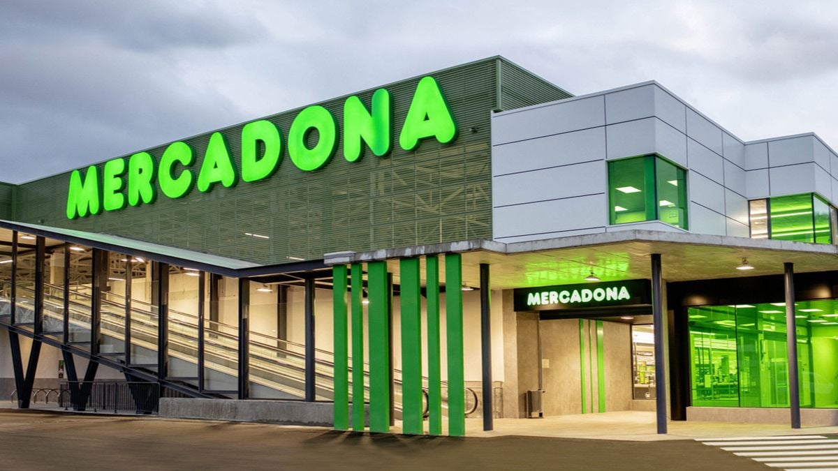 Un centro comercial de Mercadona.